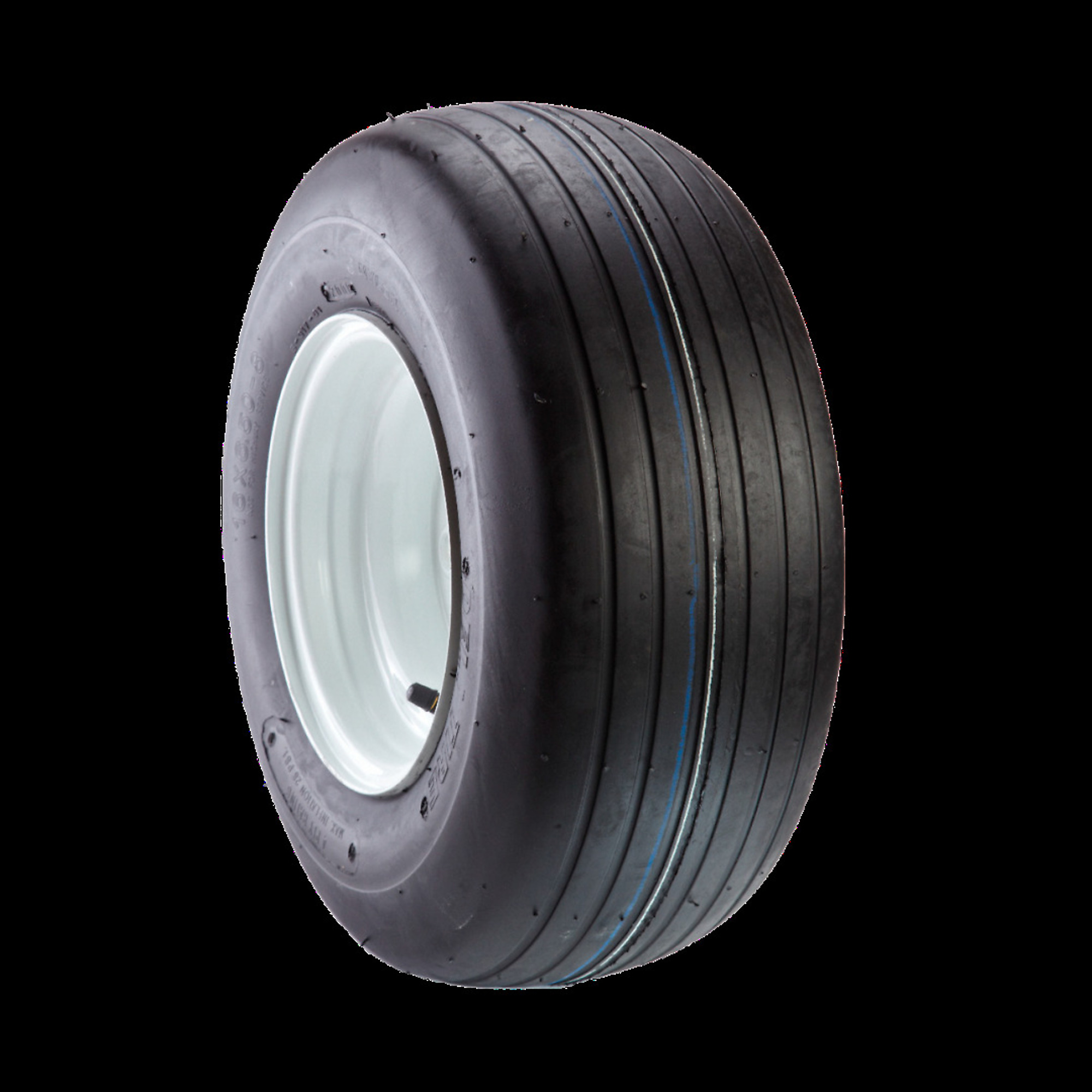 RubberMaster Tire and Rim Assembly - 16x6.50-8, Stamped Rim, 620 Lb. Capacity, Model# 598968
